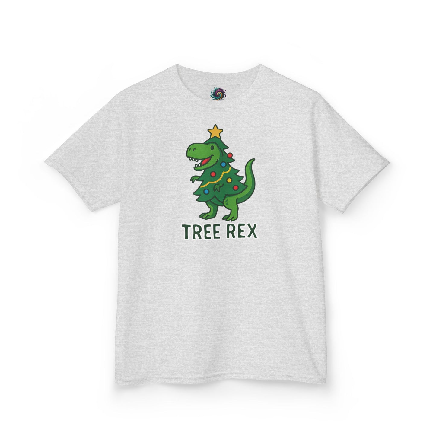 Tree Rex Kids’ Christmas T-Shirt – Cute Dino Holiday Tee
