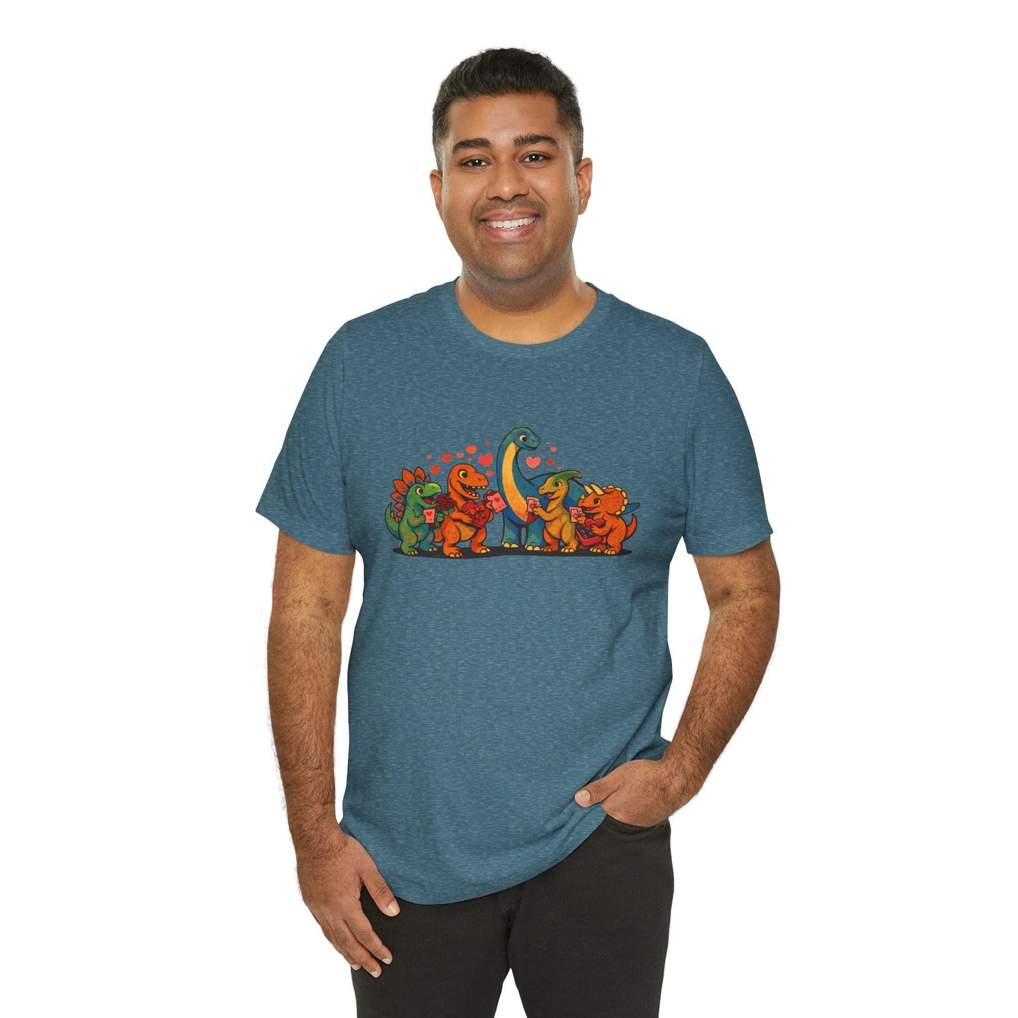 Dinosaur Valentines T-Shirt – Cute Dino Valentine’s Day Tee