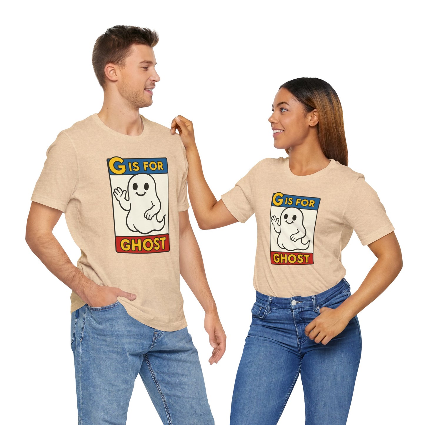G Is for Ghost Shirt – Funny Monster Alphabet Halloween Tee