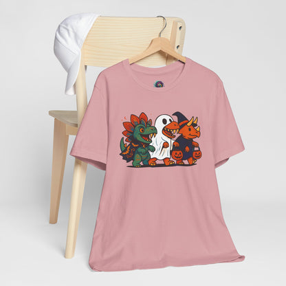 Halloween Dino Squad T-Shirt – Funny Trick-or-Treat Dinosaur Tee