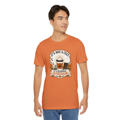 It’s Not a Cult Pumpkin Spice T-Shirt – Funny Fall Tee