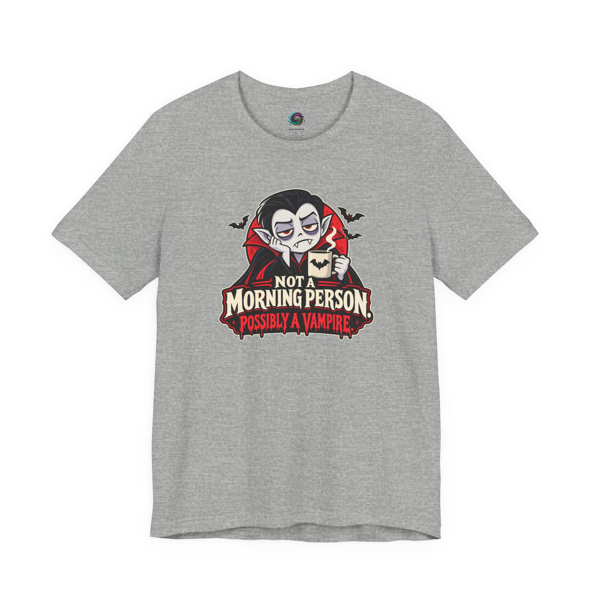 Not a Morning Person Possibly a Vampire T-Shirt – Funny Halloween Tee
