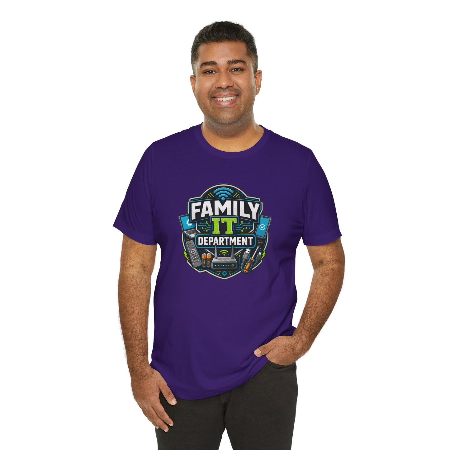 Family IT Department T-Shirt – Funny Household Tech Support Tee