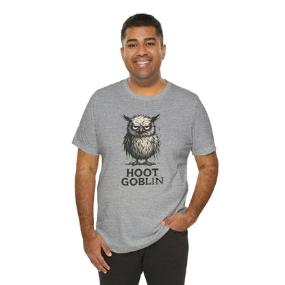 Hoot Goblin T-Shirt – Funny Owl Tee for Night Owls & Mischief Makers