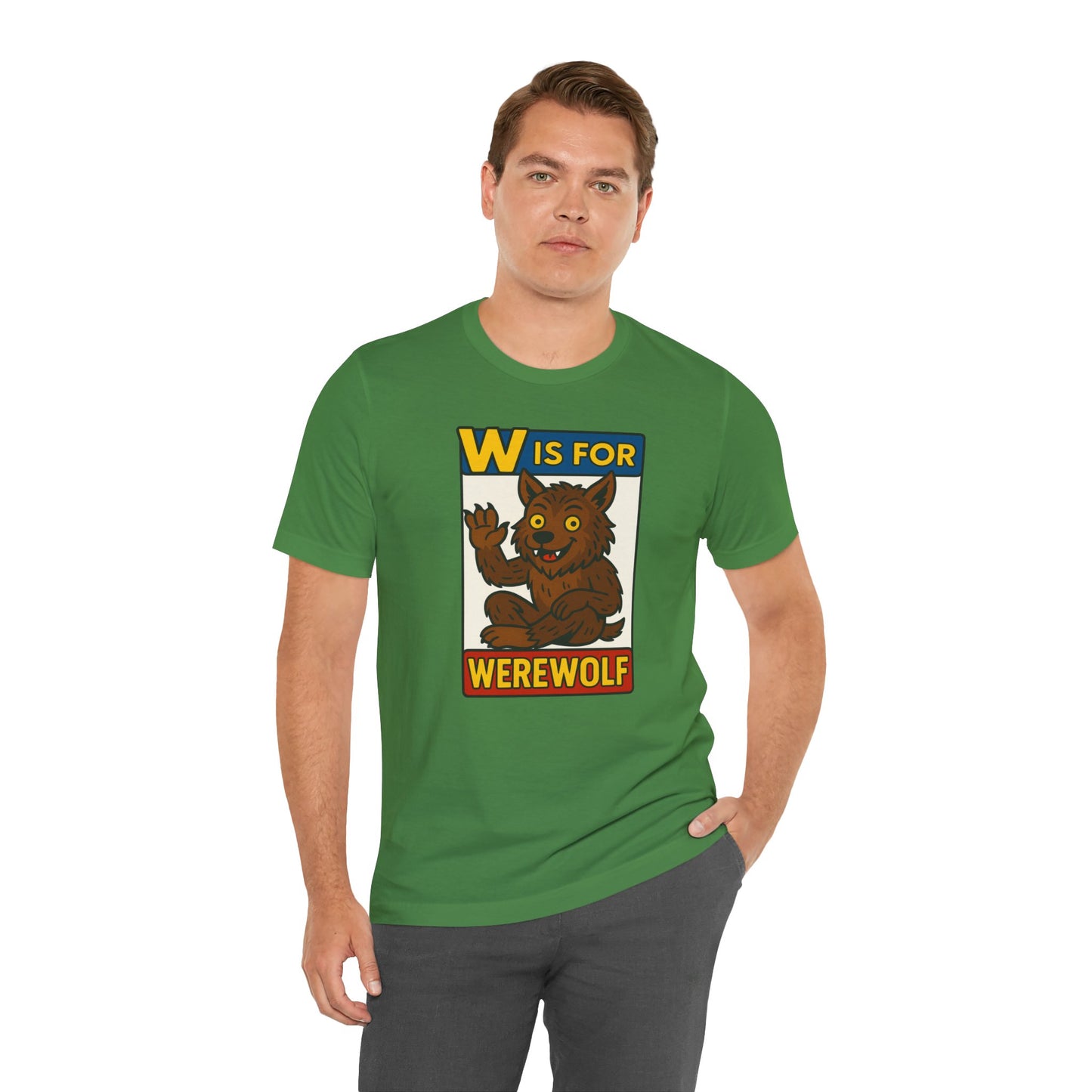 W Is for Werewolf T-Shirt – Cute Werewolf Shirt from Monster Alphabet