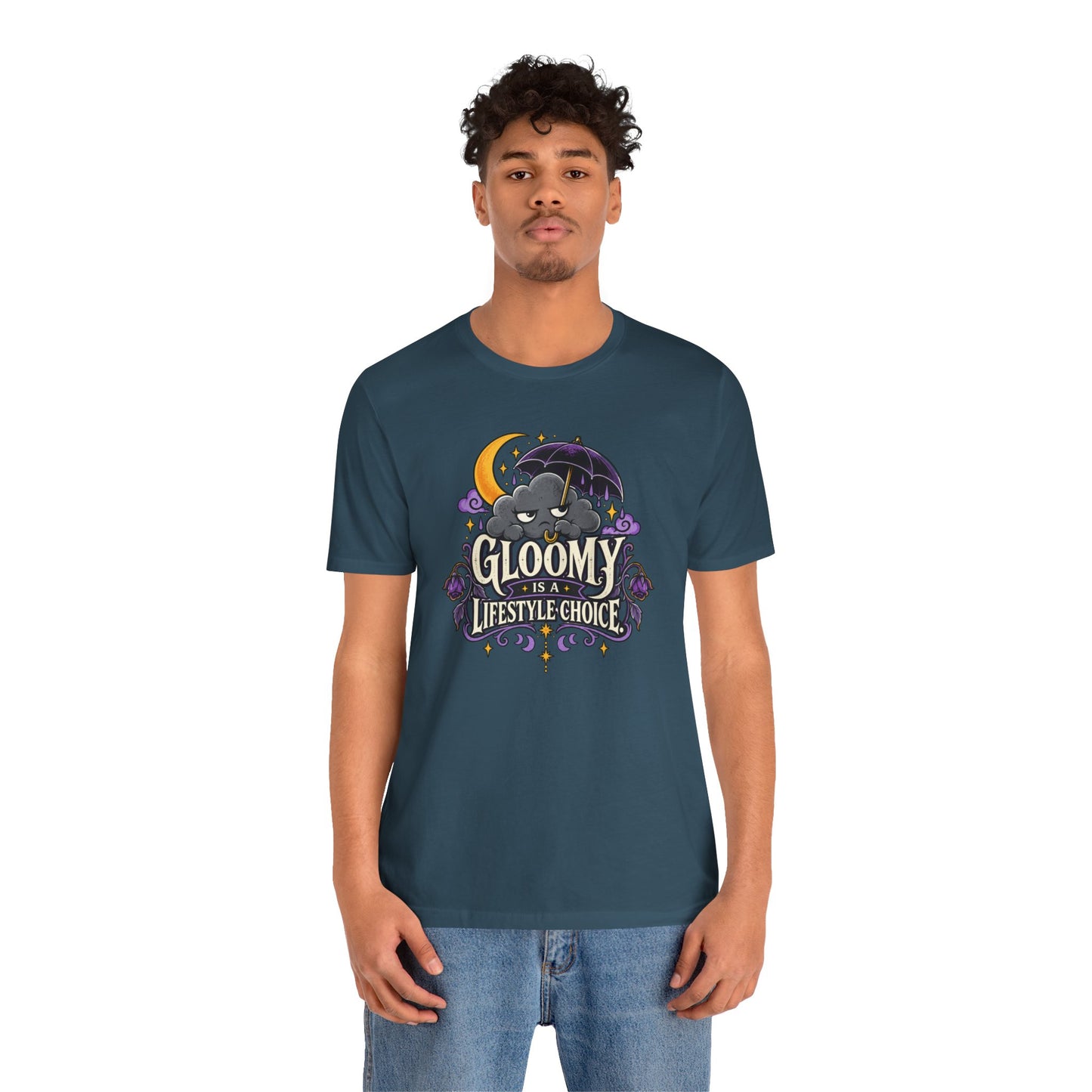 Gloomy Is a Lifestyle Choice T-Shirt – Funny Goth Halloween Tee