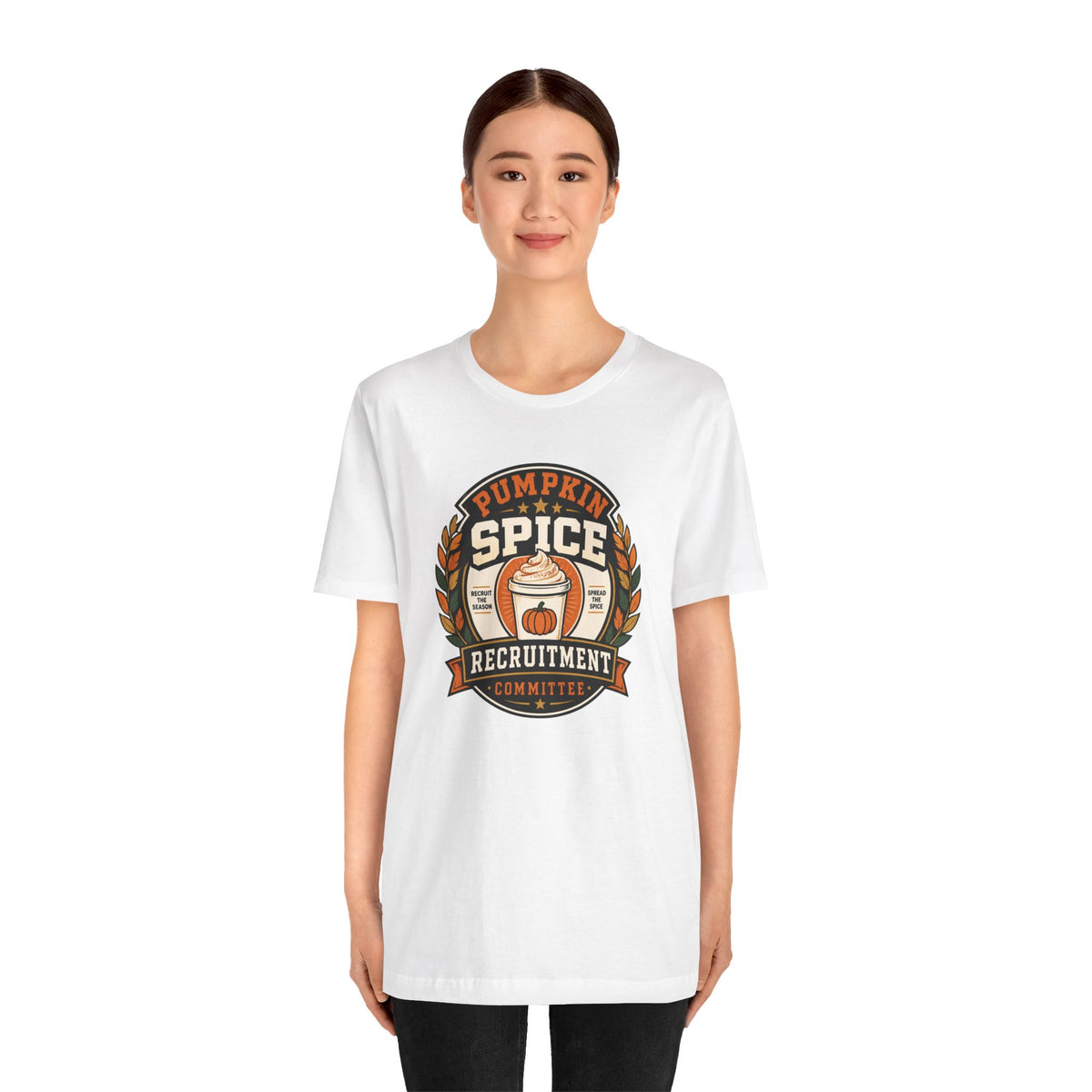 Pumpkin Spice Recruitment Committee T-Shirt – Funny Fall Tee