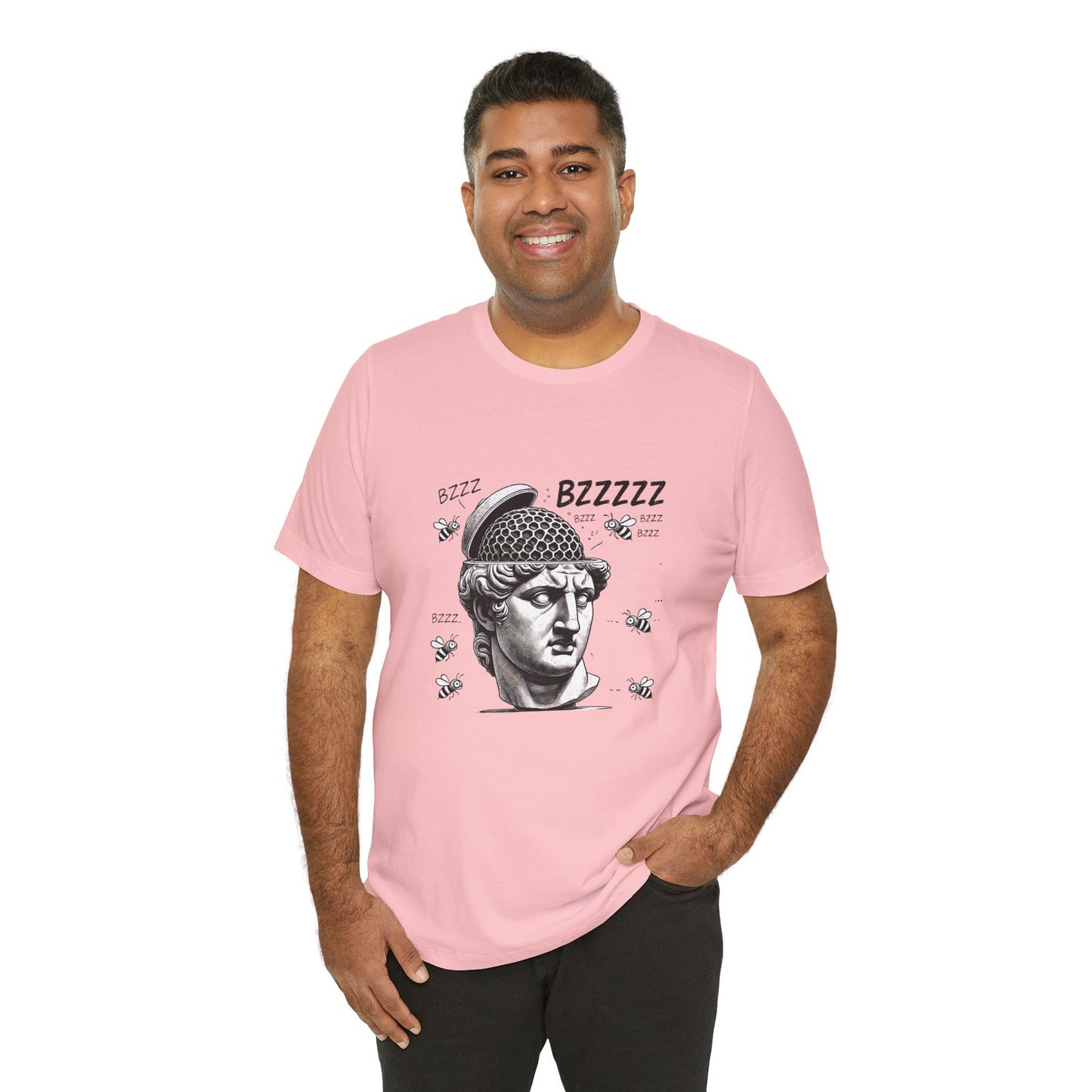 Hive Mind T-Shirt – Surreal Bee Group Think Parody Tee
