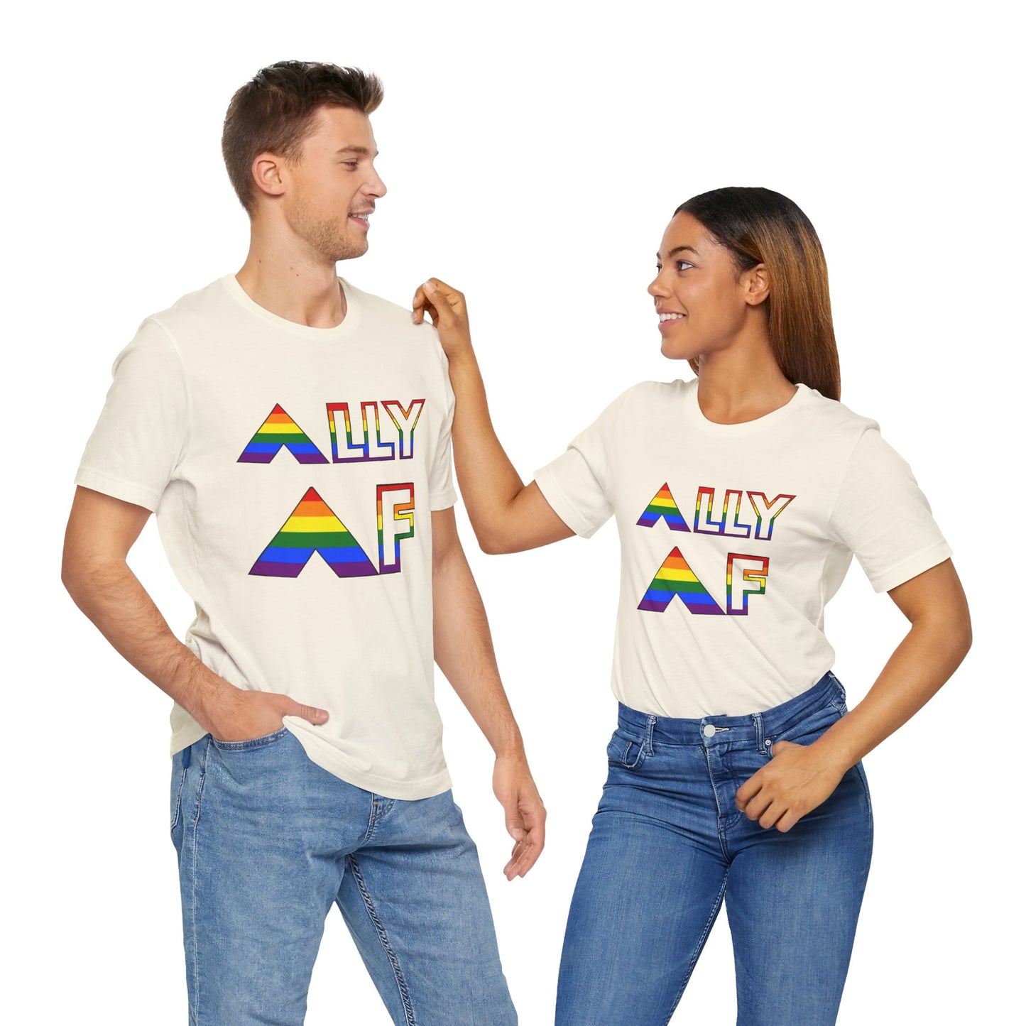 Ally AF Pride Tee – Bold LGBTQ+ Support Shirt for Loud Allies
