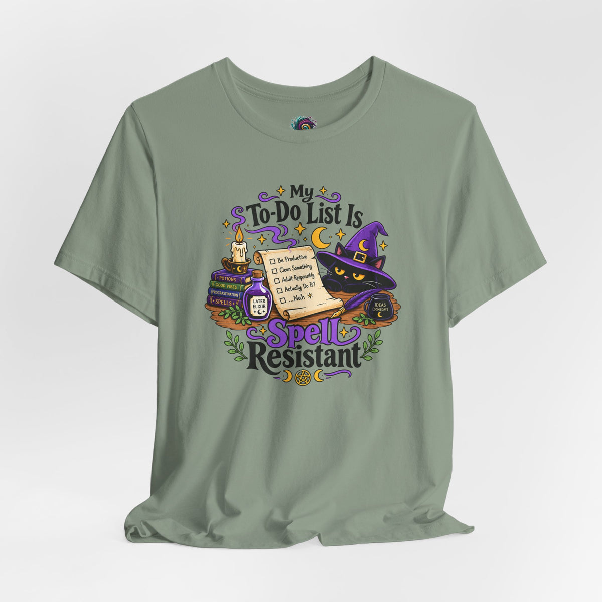 My To-Do List Is Spell Resistant T-Shirt – Funny Witchy ADHD Tee
