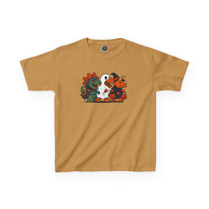 Kids Halloween Dino Squad T-Shirt – Cute Trick-or-Treat Dino Tee
