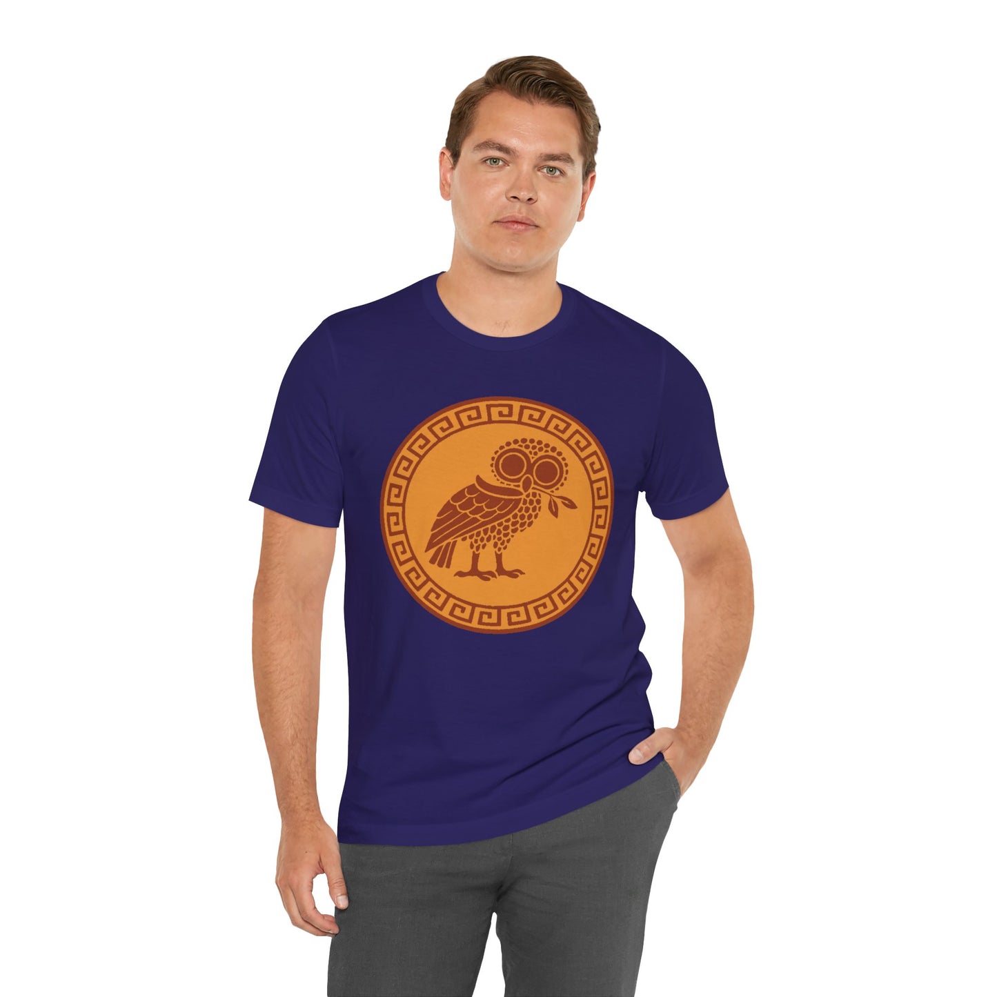 Athena’s Owl T-Shirt – Greek Mythology Bird Tee
