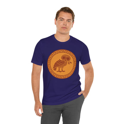 Athena’s Owl T-Shirt – Greek Mythology Bird Tee