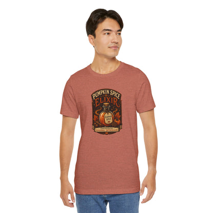 Pumpkin Spice Elixir T-Shirt – Funny Witchy Fall Coffee Tee