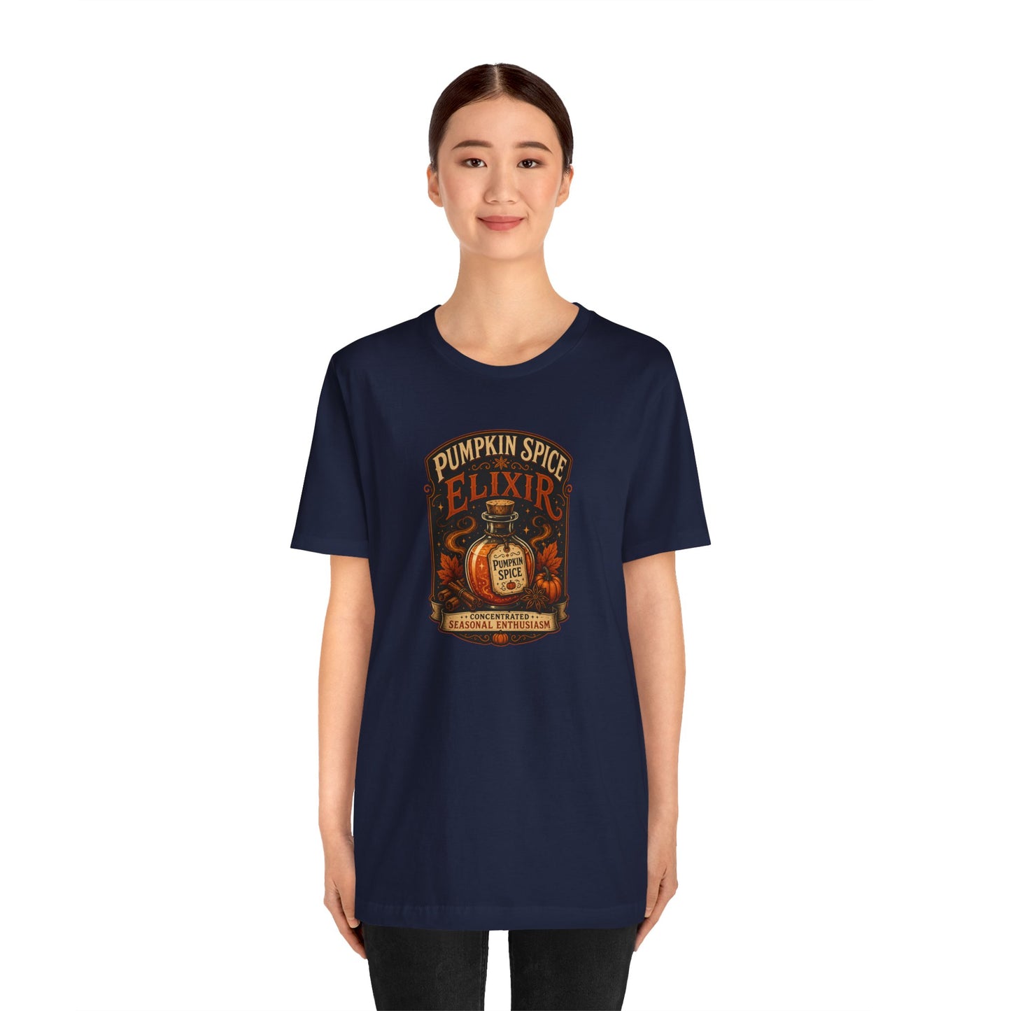 Pumpkin Spice Elixir T-Shirt – Funny Witchy Fall Coffee Tee