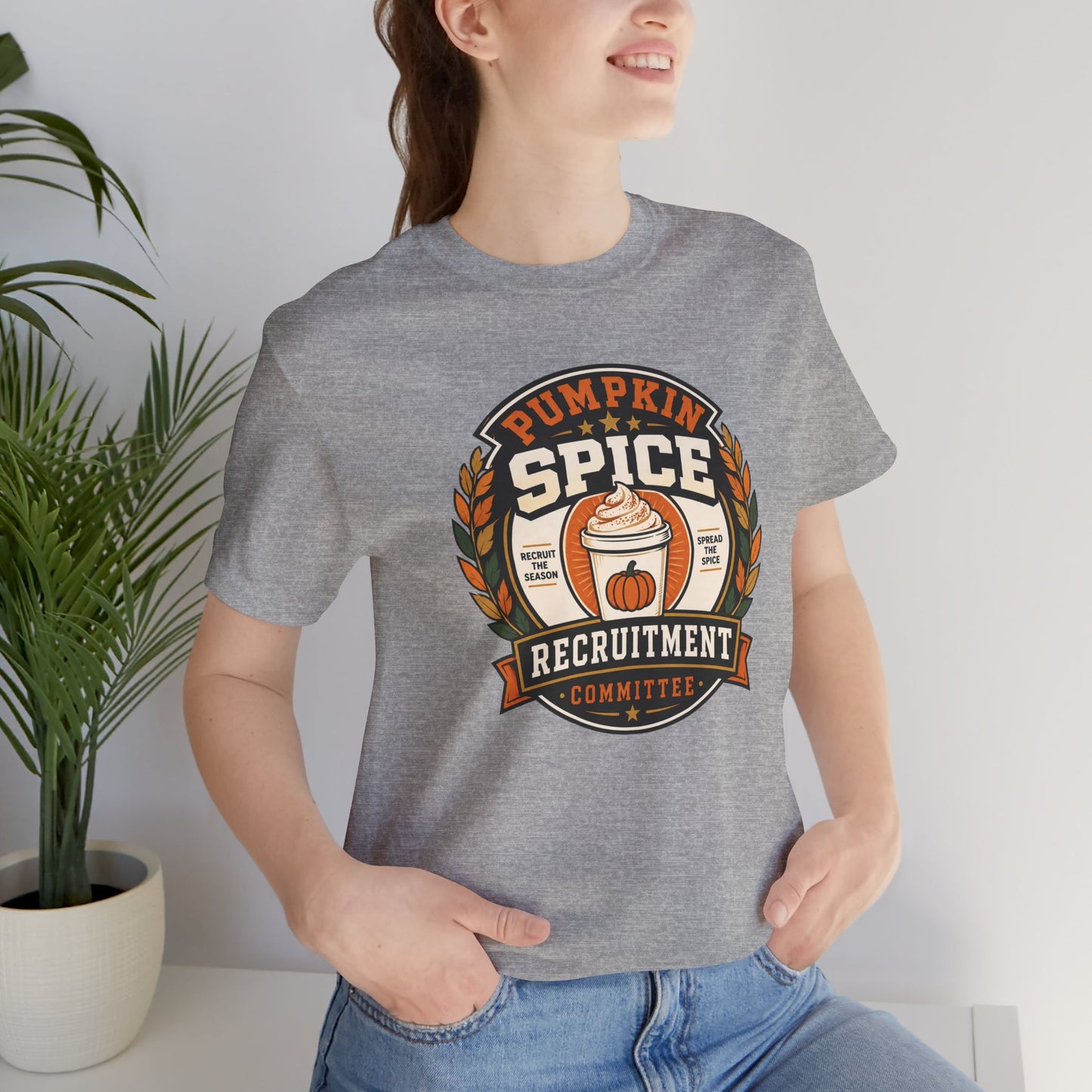 Pumpkin Spice Recruitment Committee T-Shirt – Funny Fall Tee