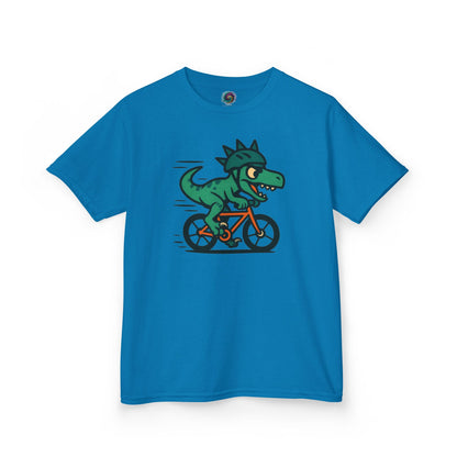 Kids Velociraptor Bike T-Shirt – Funny Dino Velo Tee