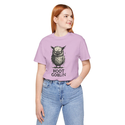 Hoot Goblin T-Shirt – Funny Owl Tee for Night Owls & Mischief Makers