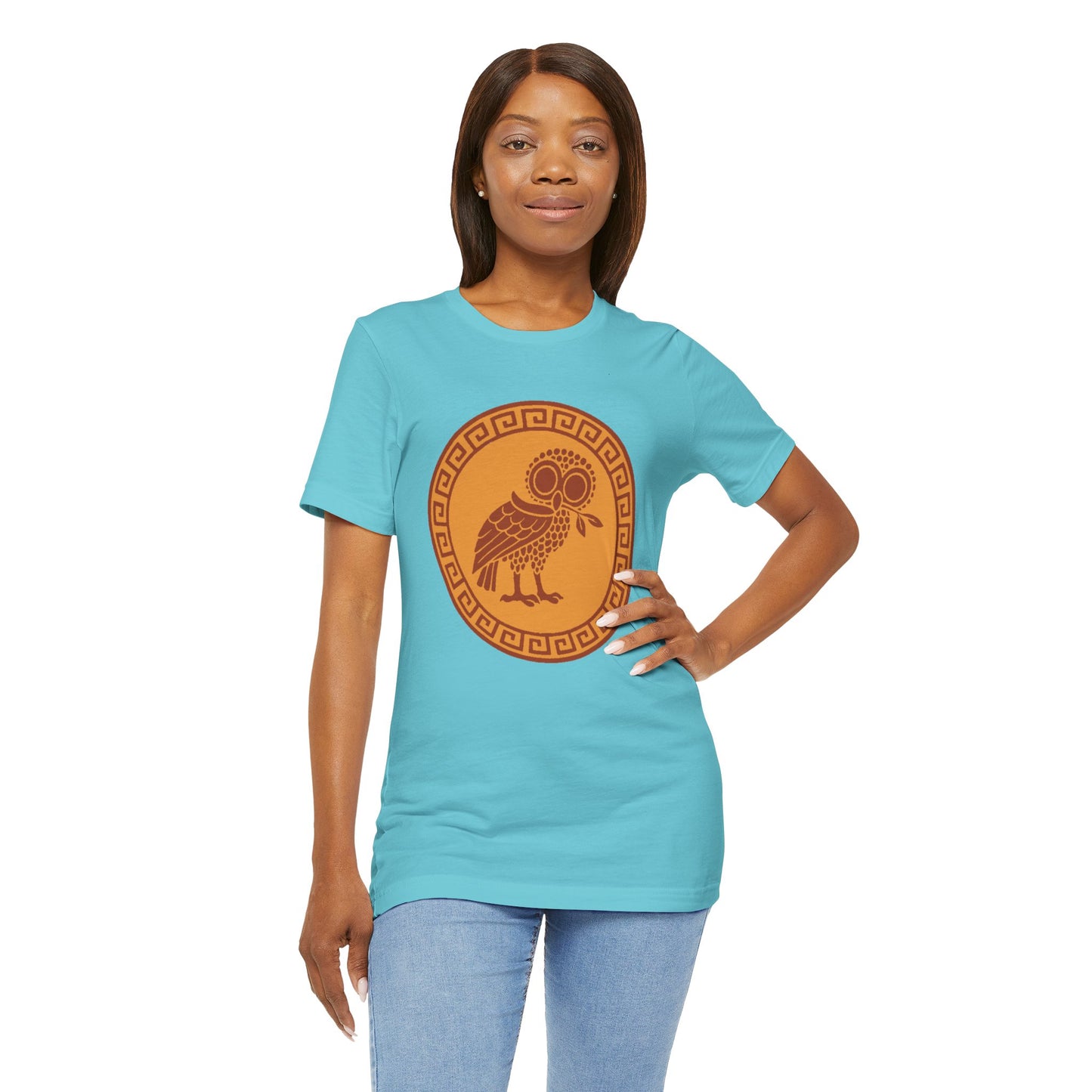 Athena’s Owl T-Shirt – Greek Mythology Bird Tee