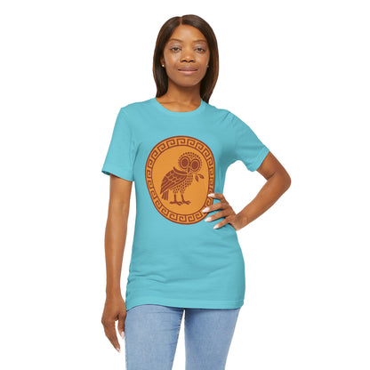 Athena’s Owl T-Shirt – Greek Mythology Bird Tee