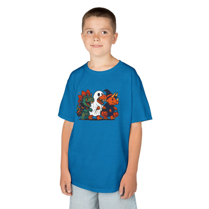 Kids Halloween Dino Squad T-Shirt – Cute Trick-or-Treat Dino Tee