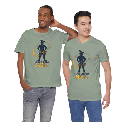 Household Repair Wizard T-Shirt – Funny Handy Dad Tee