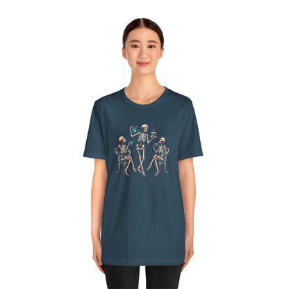 Skeleton Tea Party T-Shirt – Vintage Halloween Skeleton Tee
