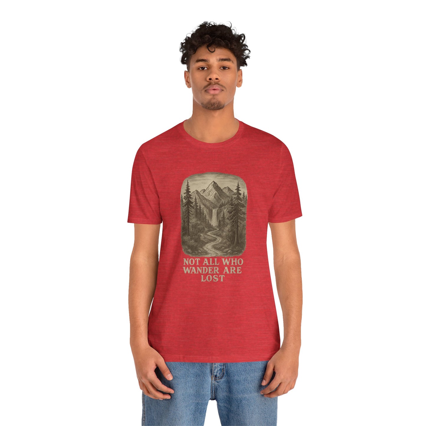 Not All Who Wander Are Lost T-Shirt – Tolkien Travel Tee for Nature Lovers