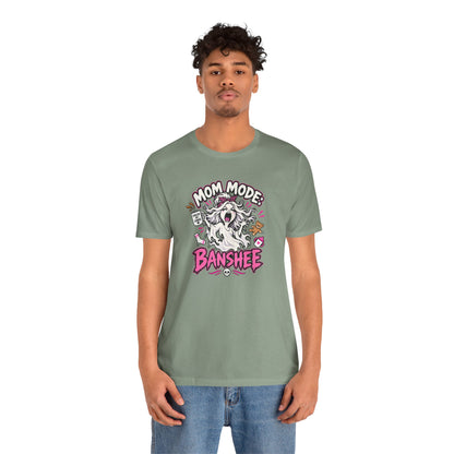 Mom Mode Banshee T-Shirt – Funny Chaotic Mom Halloween Tee