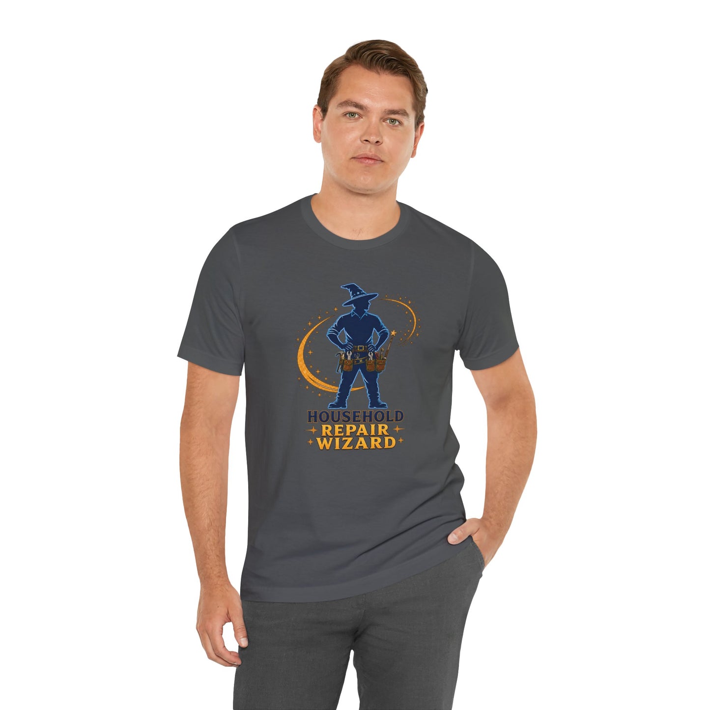 Household Repair Wizard T-Shirt – Funny Handy Dad Tee