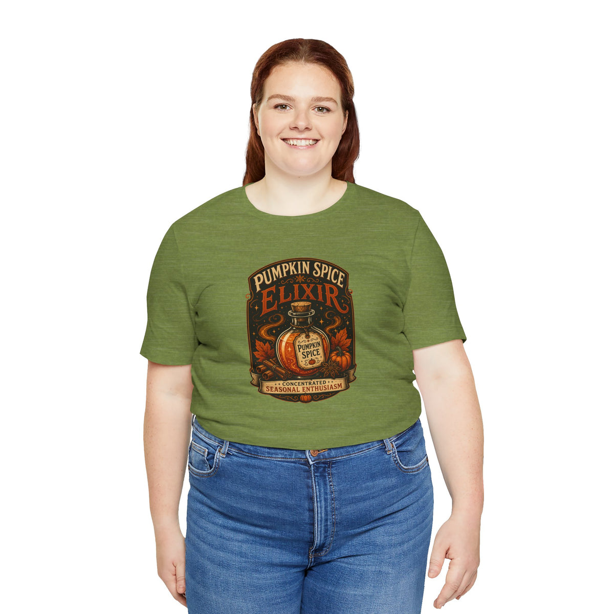 Pumpkin Spice Elixir T-Shirt – Funny Witchy Fall Coffee Tee