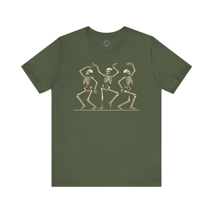 Dancing Skeleton T-Shirt – Funny Halloween Skeleton Shirt for Spooky Season