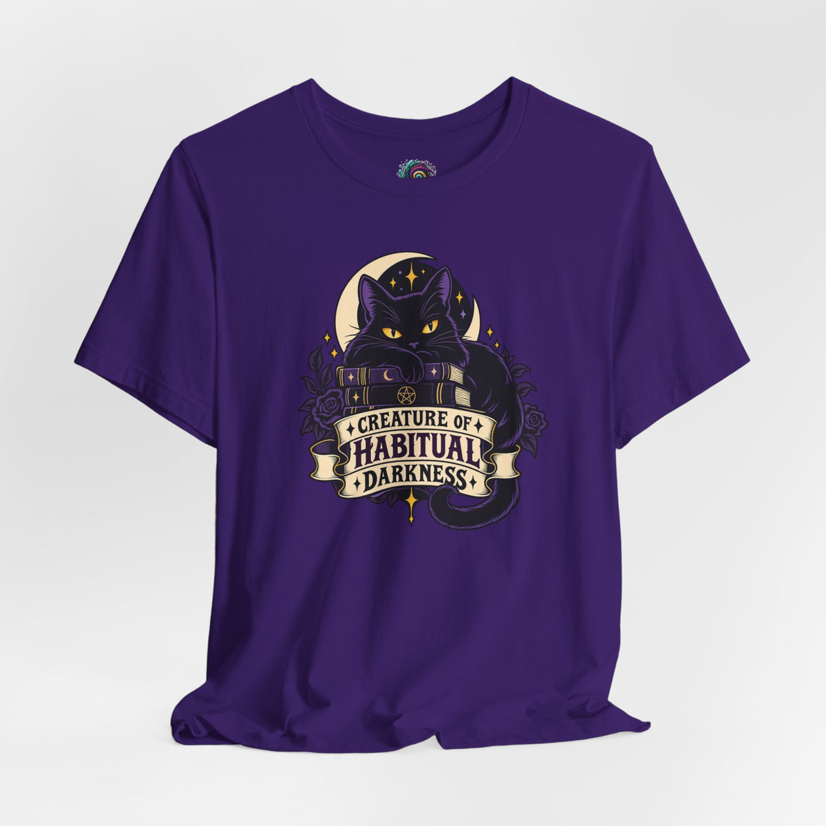Creature of Habitual Darkness T-Shirt – Black Cat Goth Tee