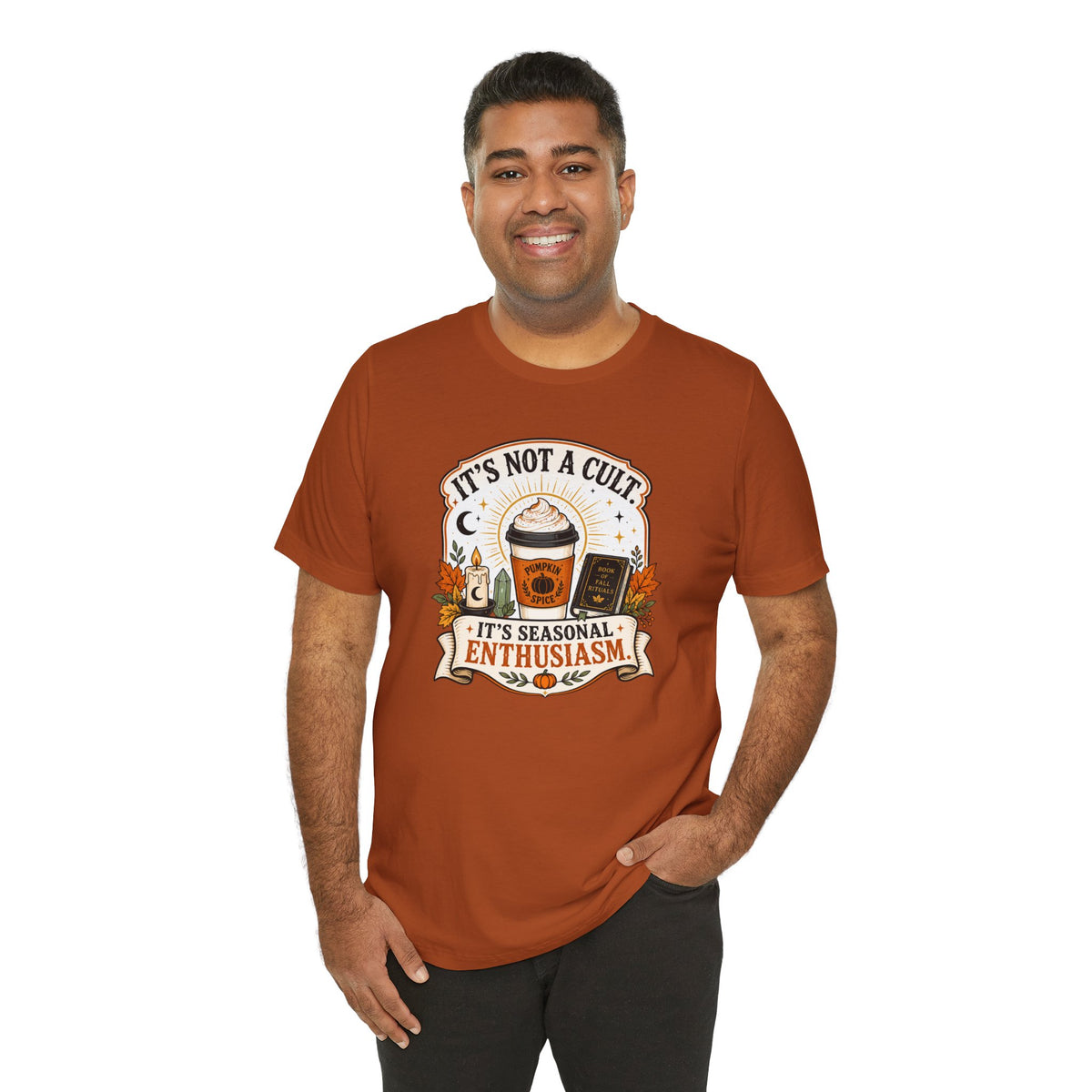 It’s Not a Cult Pumpkin Spice T-Shirt – Funny Fall Tee