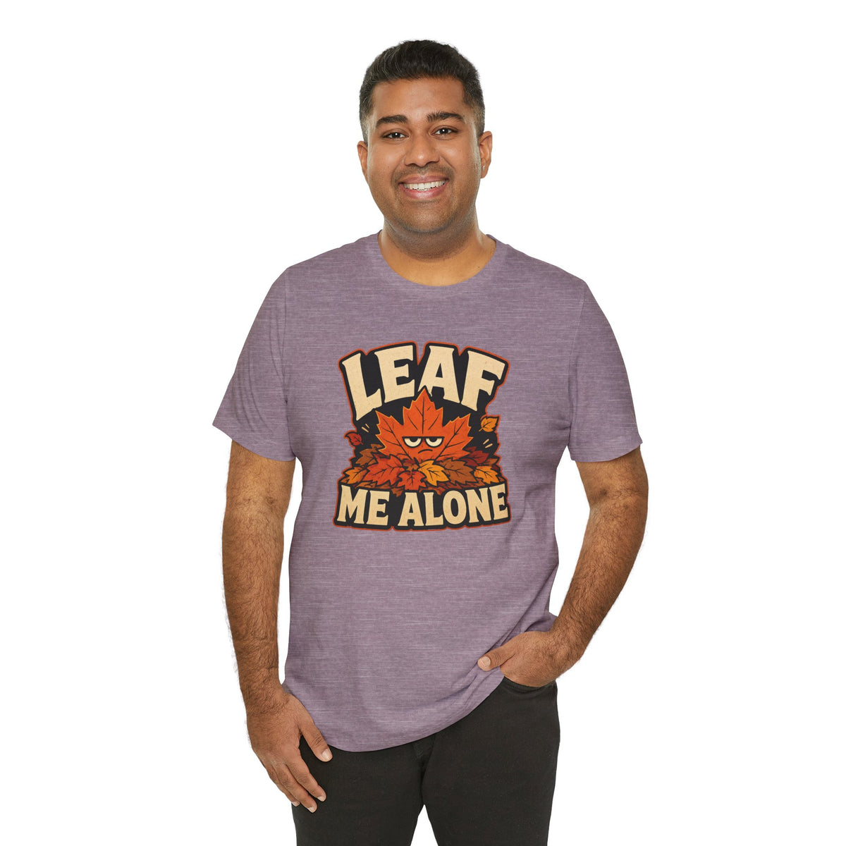 Leaf Me Alone T-Shirt – Funny Fall Introvert Leaves Tee
