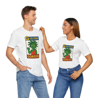 G Is for Gorgon T-Shirt – Funny Gorgon Legend Alphabet Tee