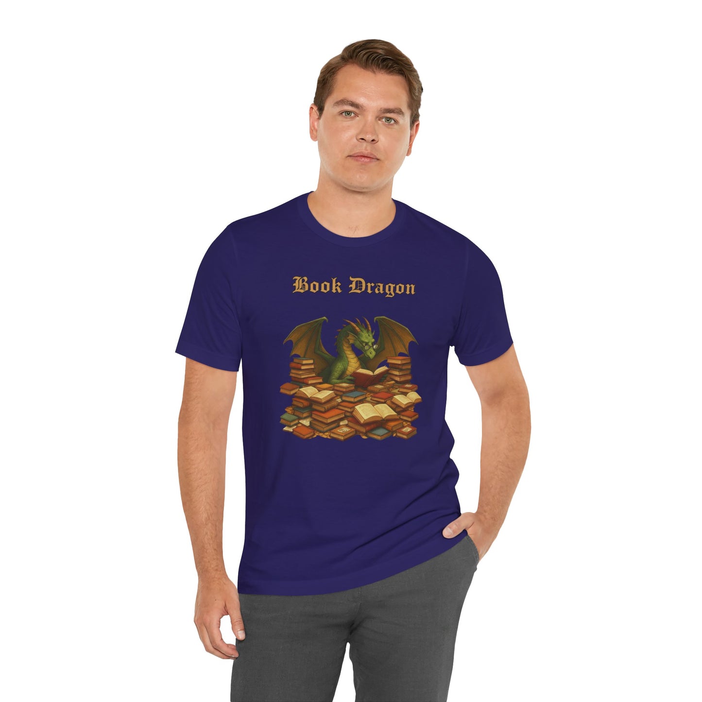 Book Dragon T-Shirt – Funny Book Lover Shirt & Gifts for Readers