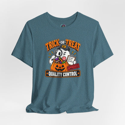 Trick-or-Treat Quality Control T-Shirt – Funny Halloween Candy Tee