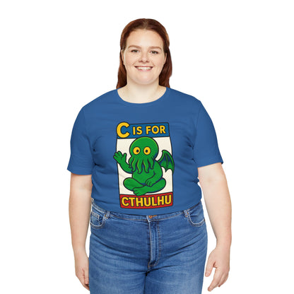 C is for Cthulhu Graphic Tee – Funny Cthulhu Shirt