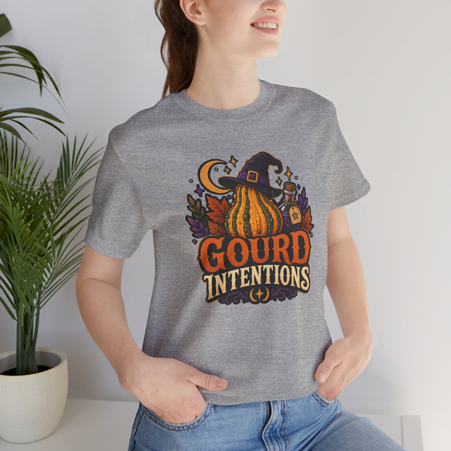 Gourd Intentions T-Shirt – Funny Witchy Fall Pumpkin Tee