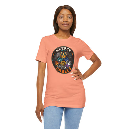 Keeper of the Cables T-Shirt – Funny Tech Dad Cable Tee