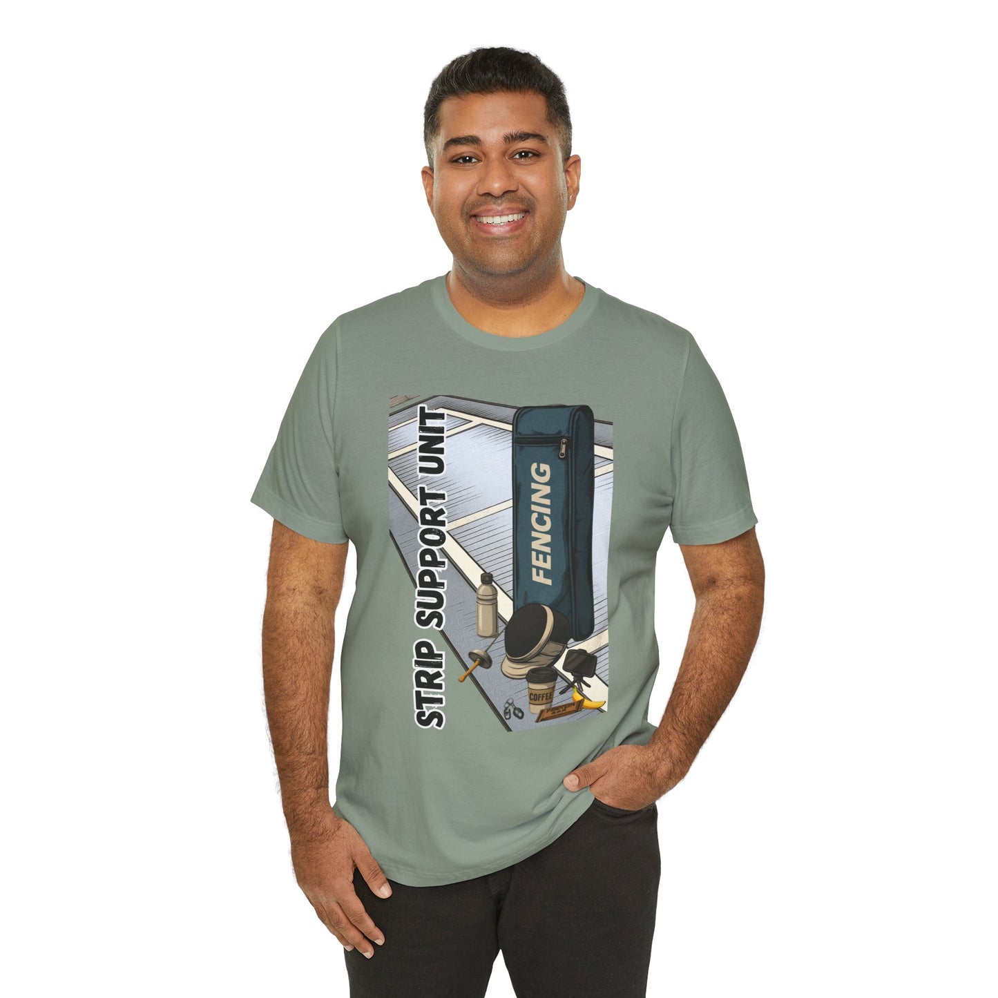 Strip Support Unit T-Shirt – Funny Fencing Parent Shirt for Tournament Days