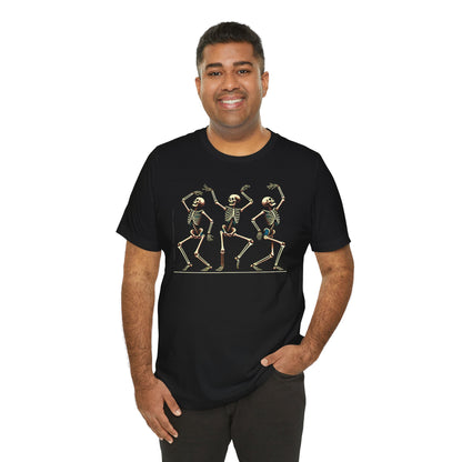 Dancing Skeleton T-Shirt – Funny Halloween Skeleton Shirt for Spooky Season