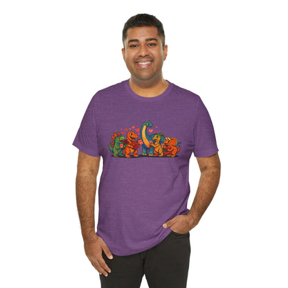 Dinosaur Valentines T-Shirt – Cute Dino Valentine’s Day Tee