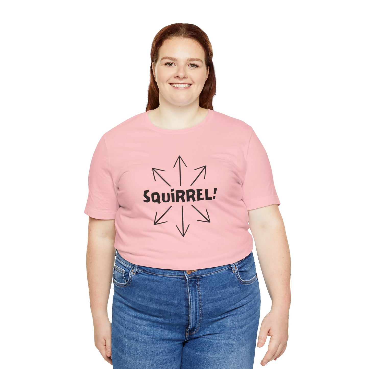 Squirrel! Distracted Mind T-Shirt – Funny Attention Graphic Tee