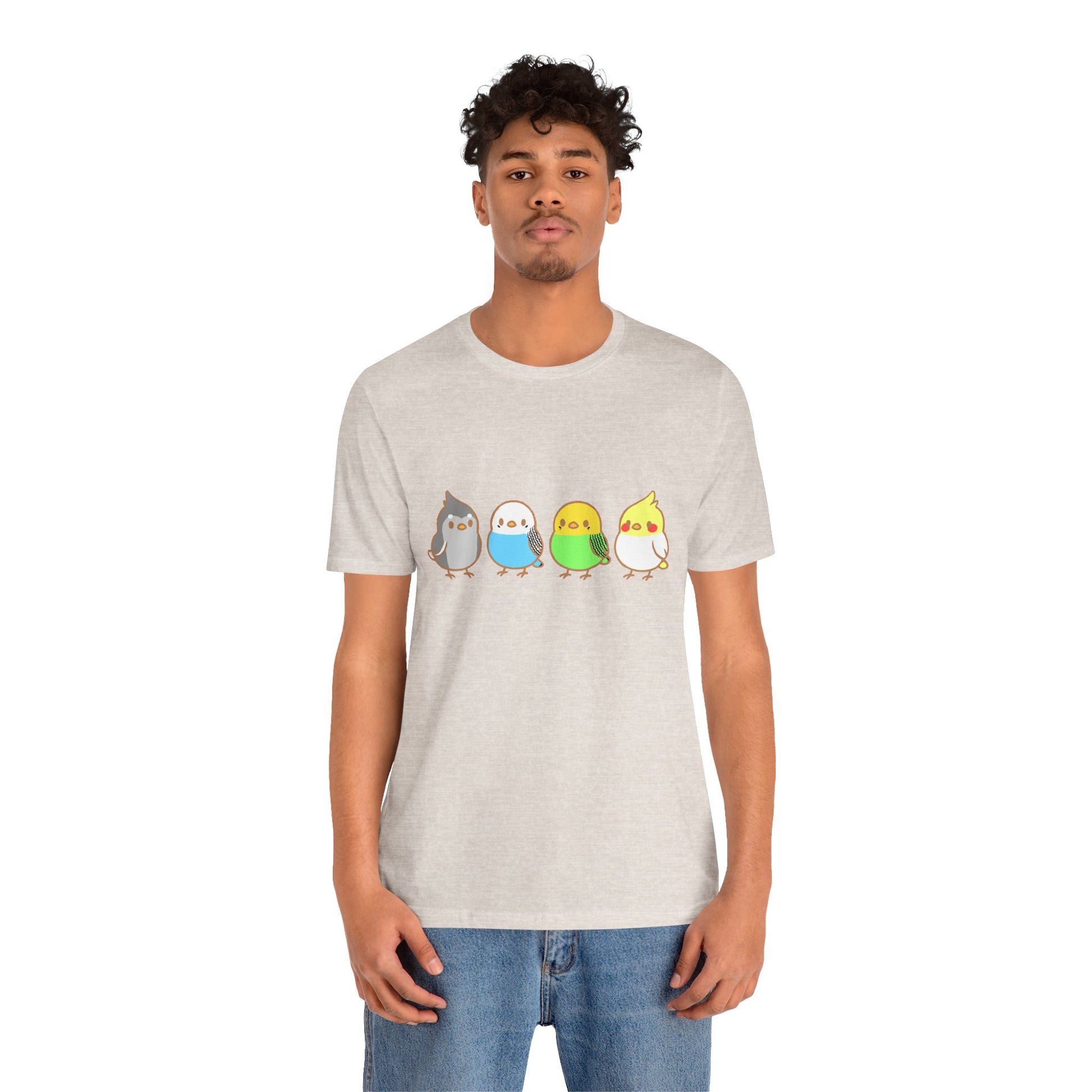 Chirpy Flock Bird T-Shirt – Cute Tee for Animal Lovers - WhimSpin - https://whimspin.com