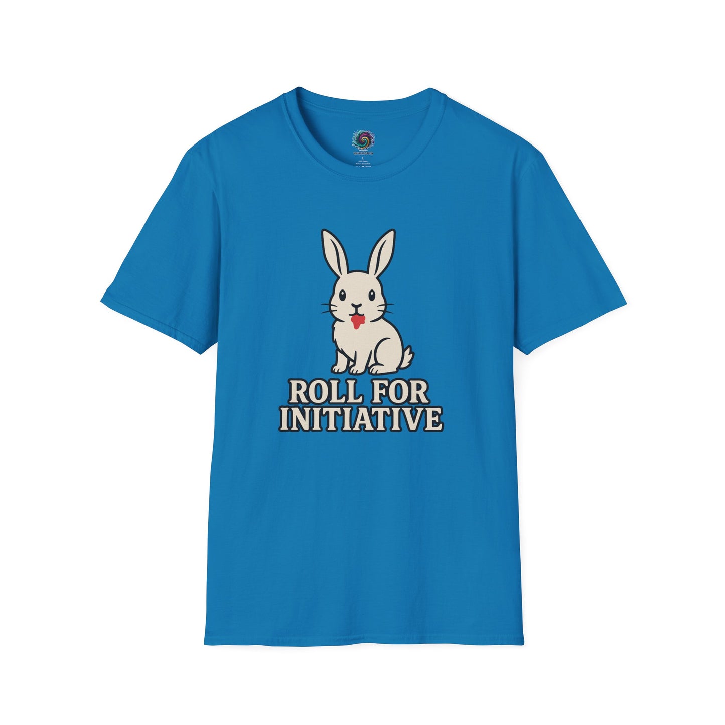 Roll for Initiative T-Shirt – Killer Bunny Humor Gaming Tee