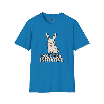 Roll for Initiative T-Shirt – Killer Bunny Humor Gaming Tee