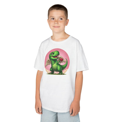 Cupidsaurus Rex Kids T-Shirt – Cute Dinosaur Valentine’s Day Tee for Kids