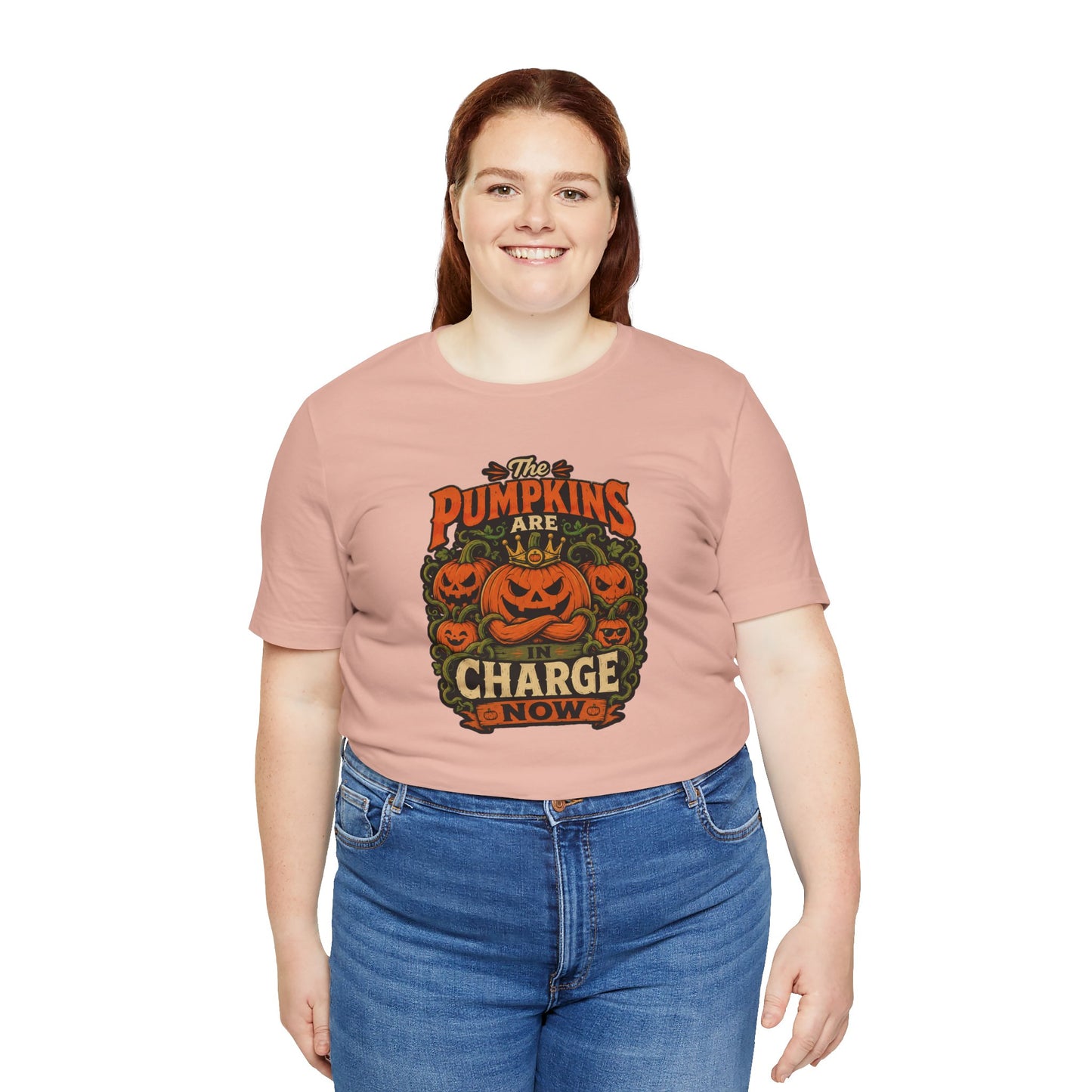 The Pumpkins Are in Charge Now T-Shirt – Funny Halloween Fall Tee